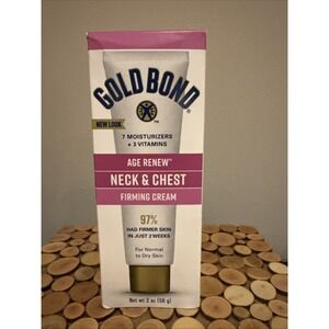 Gold Bond 7‎ Moisturizers +3 Vitamins Age Renew Neck & Chest Cream 56g New